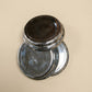 Vintage Chrome Coasters – Classical Gladiator Helmet Motif (Set of 6)