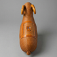 Vintage Woven Rattan Sheep Storage Figure