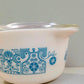 Vintage Pyrex “Blue Horizon” Casserole – With Lid