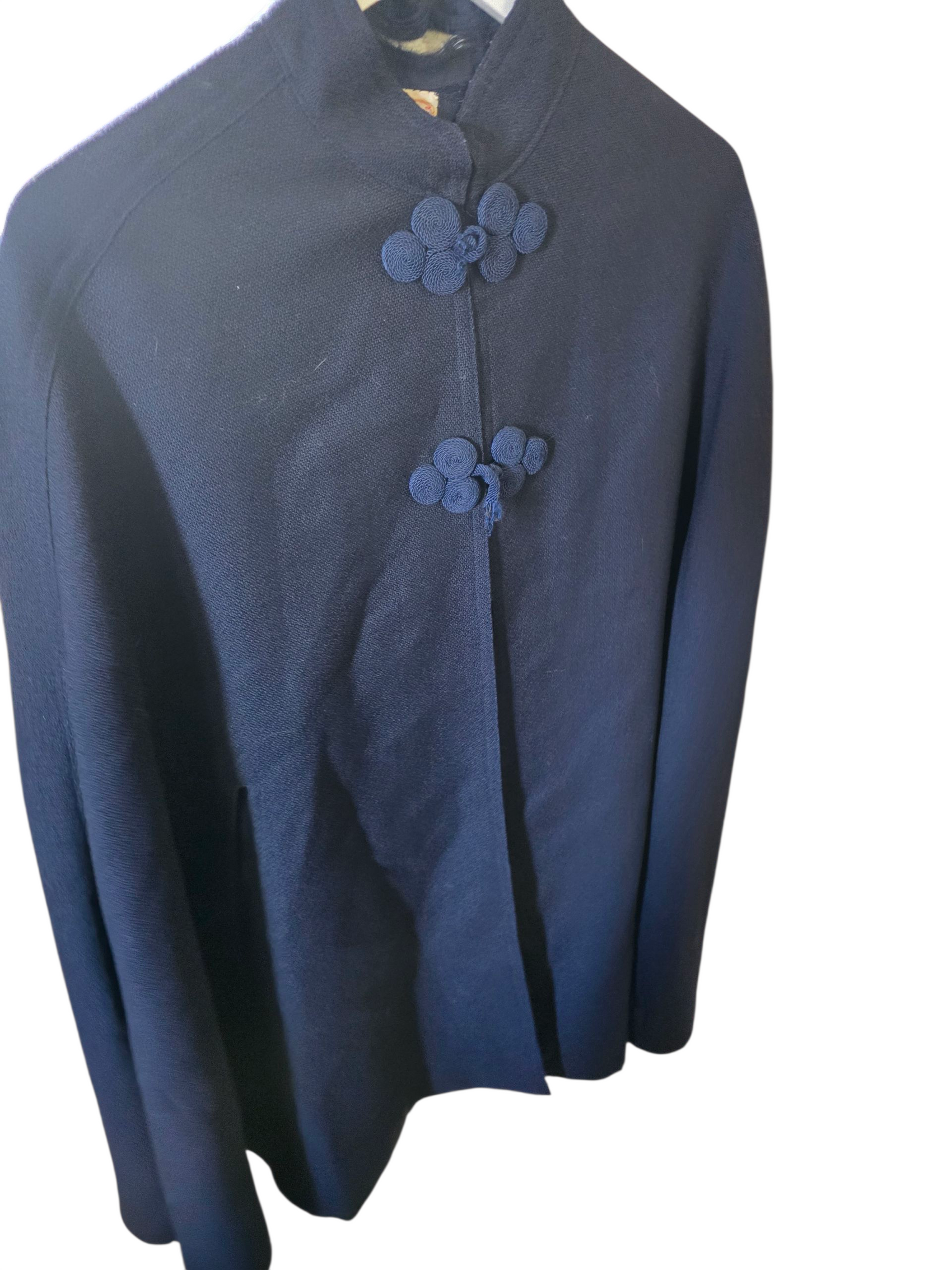 Vintage Navy Cape