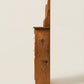 Vintage Pine Wall Cabinet with Hand-Painted Folk Art Detail
