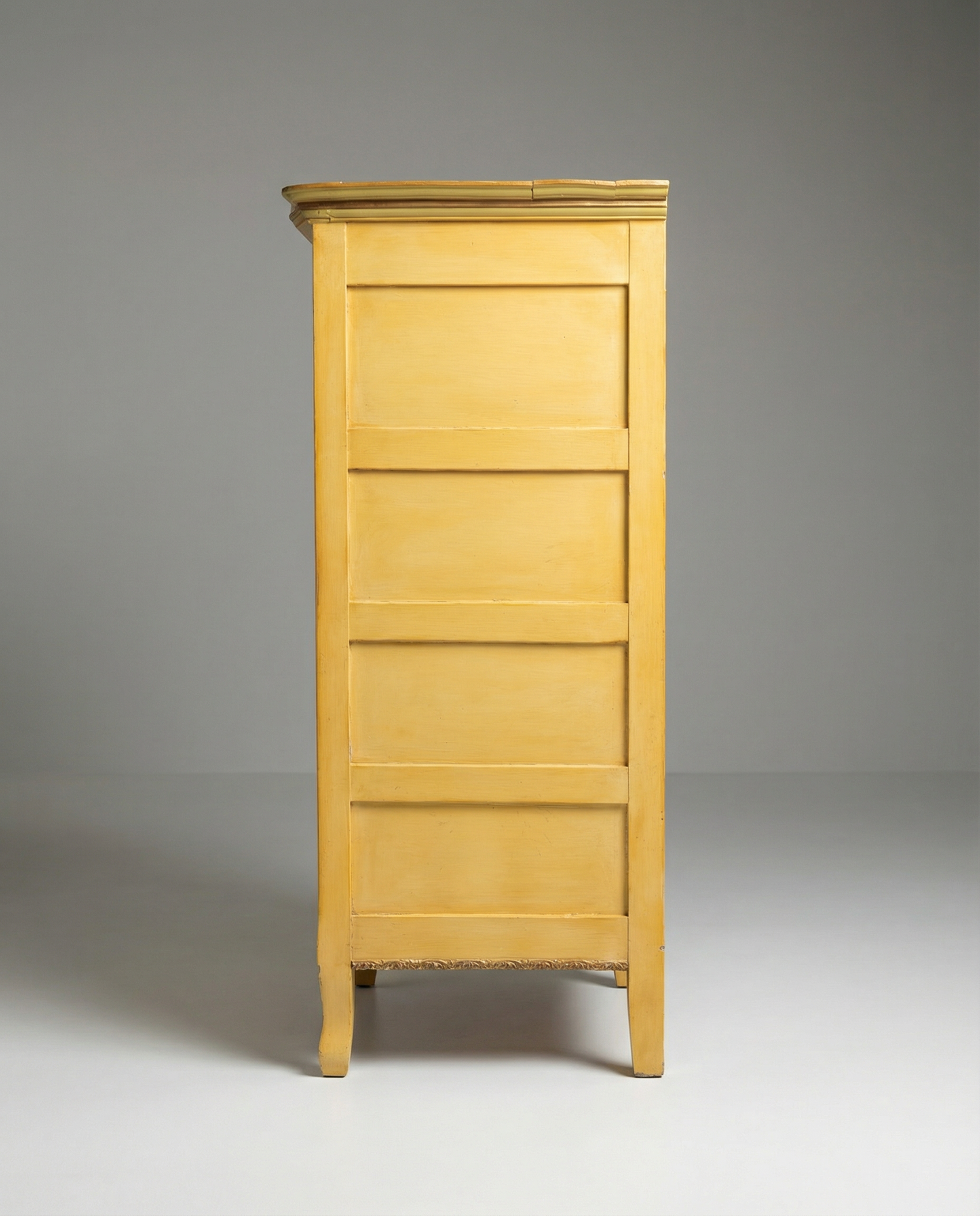 Vintage French Provincial Serpentine Chest of Drawers, c. 1940s–1950s