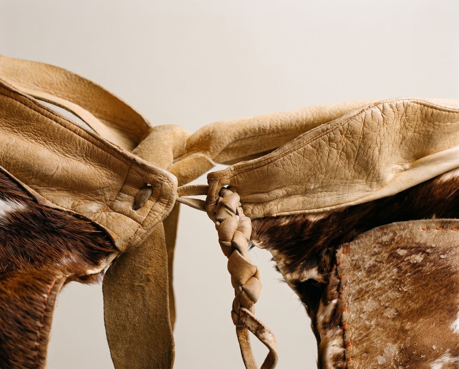 Turn-of-the-Century Hair-On Hide Short Chaps (Chapettes)