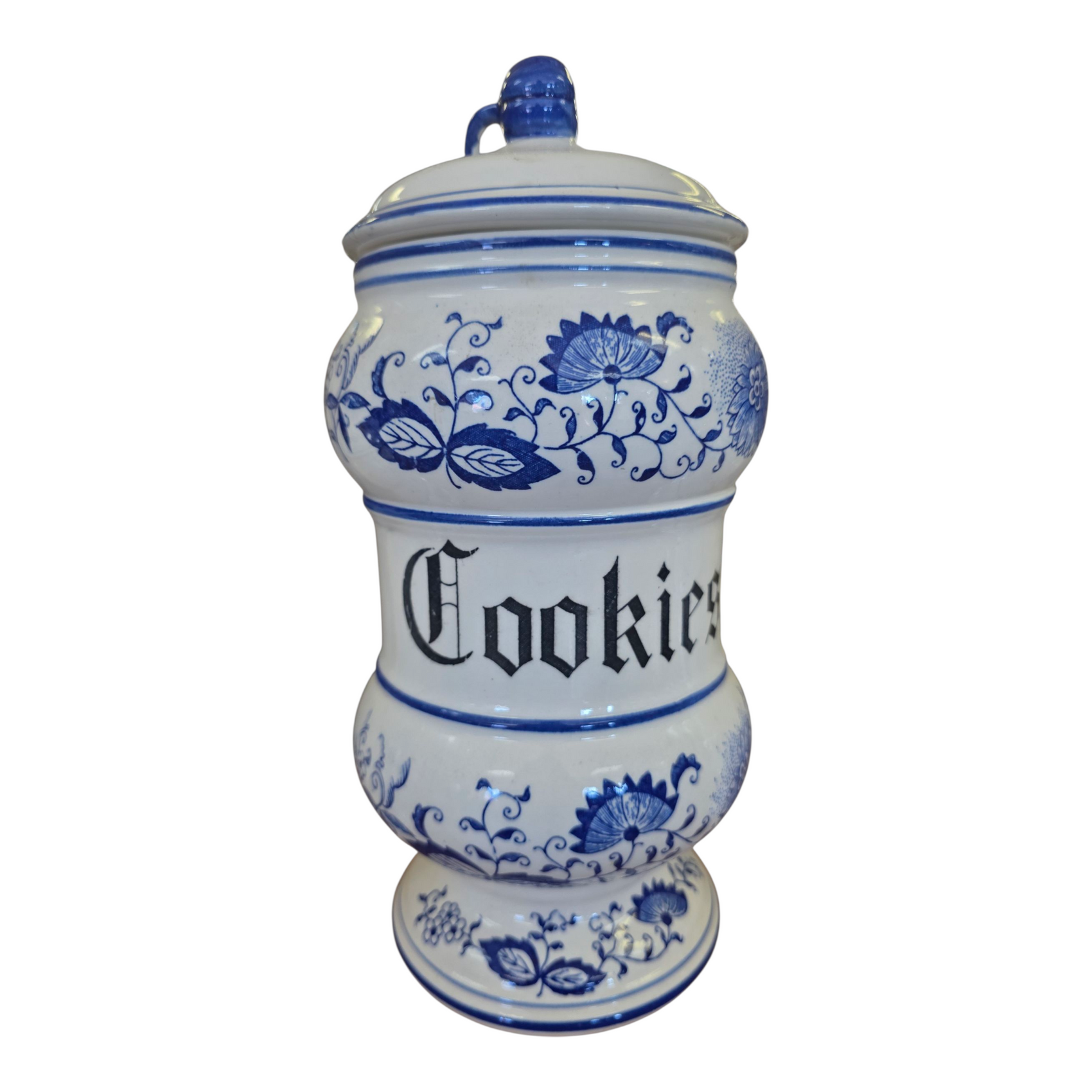 Blue Onion Cookie Jar