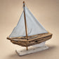 Driftwood Sailboat Decorative Sculpture