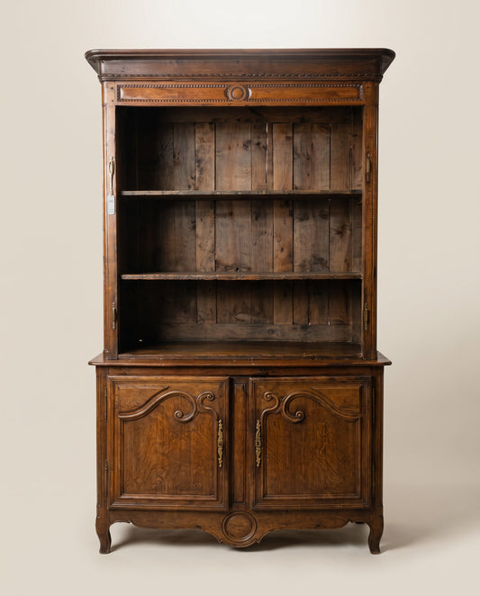 Antique French Oak Deux-Corps Cupboard