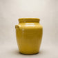 Vintage Circus Cookie Jar (Hand-Painted Yellow Stoneware)