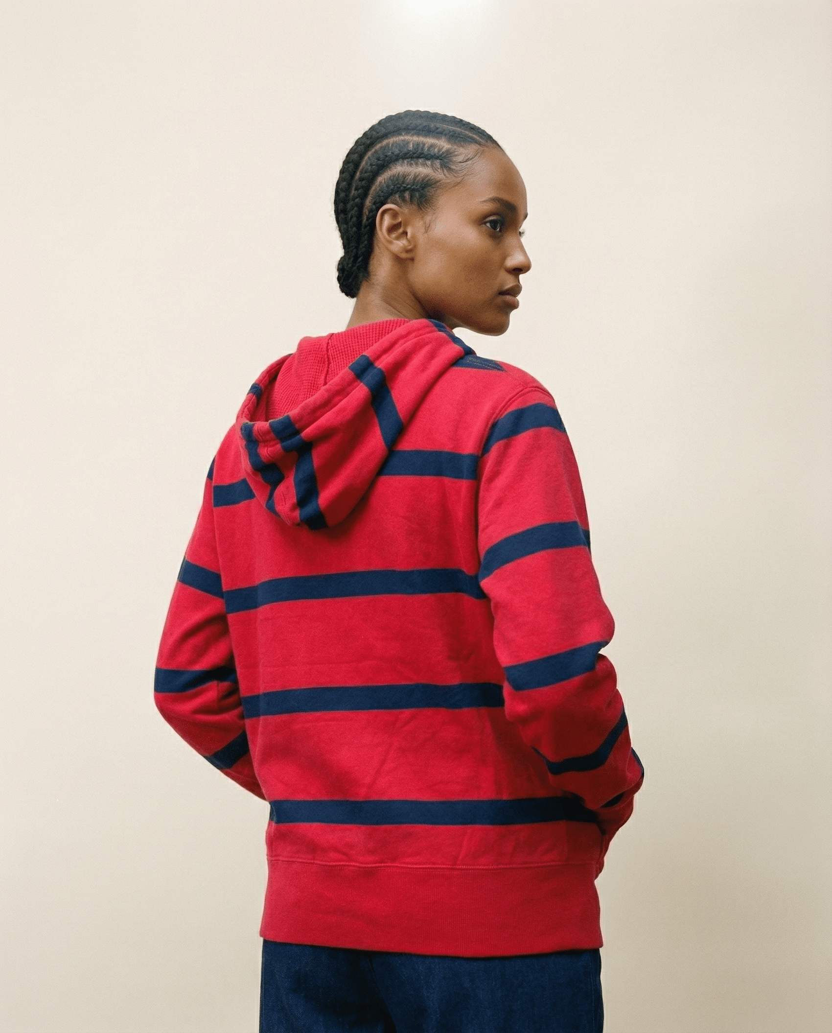 Polo Ralph Lauren Striped Hoodie — Size SP
