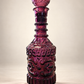 Vintage 1967 Jim Beam Amethyst Glass Decanter with Stopper