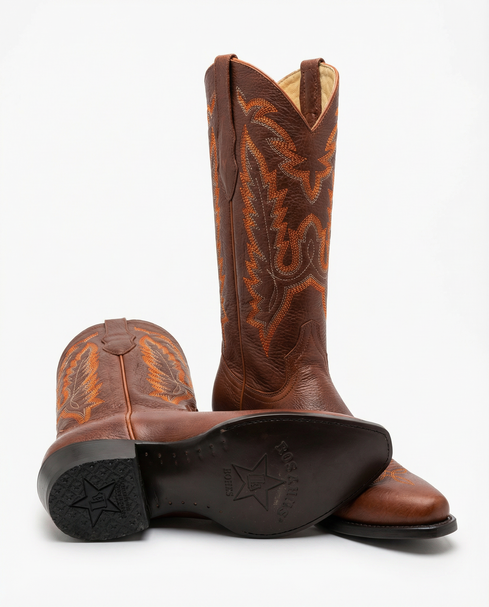 Los Altos Deer Leather Western Boots – Size 11 Women’s