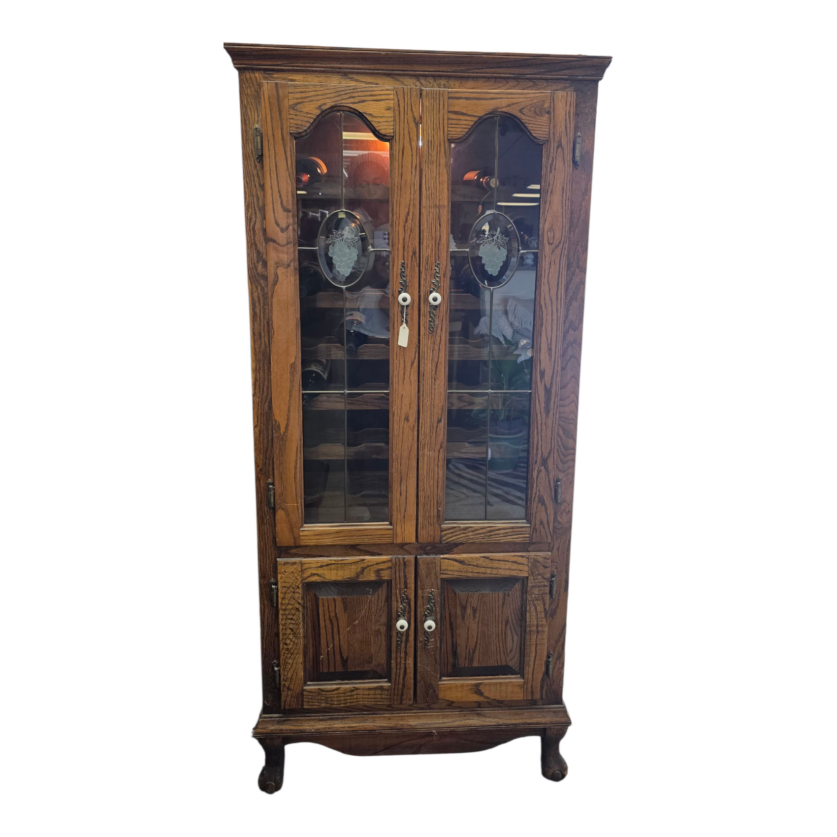 Oak Wine Cabinet