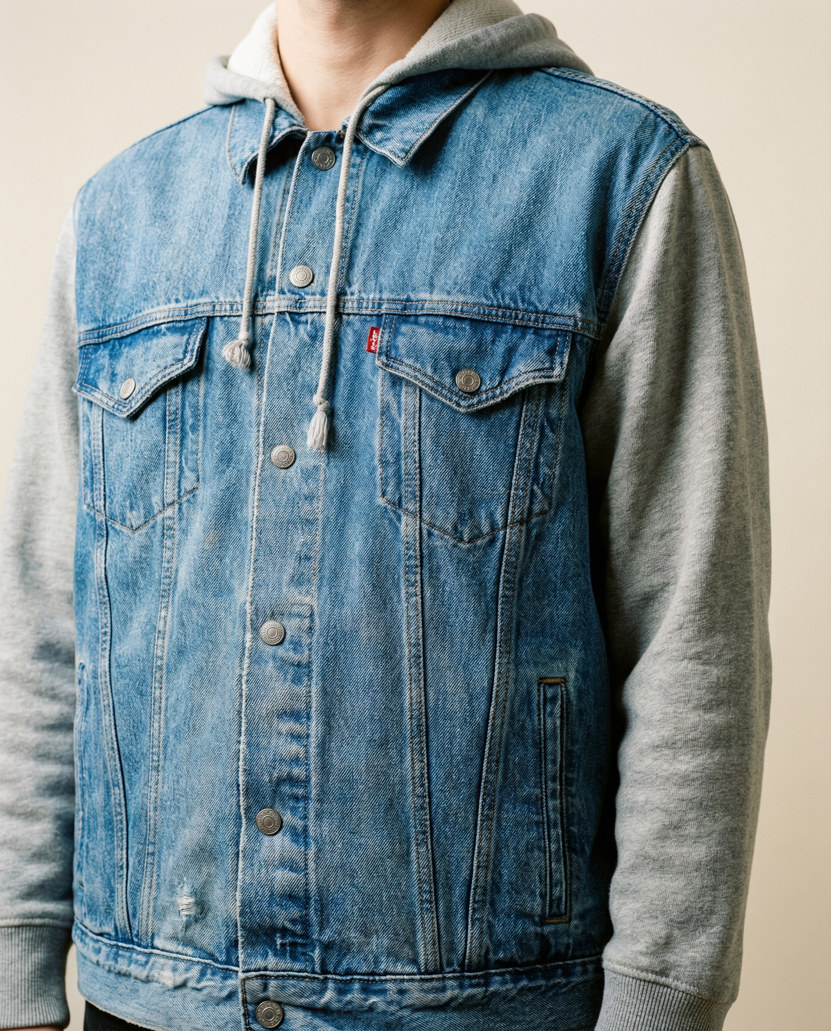 Levi’s Denim Hoodie Jacket - Size 3XL
