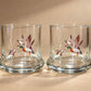Vintage Flying Mallard Duck Rocks Glasses – Pair