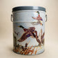 Vintage Mallard Duck Metal Storage Tin with Lid