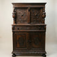 Carved Oak Jacobean Revival Cabinet