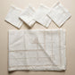 Vintage Linen Cutwork Tablecloth & Napkin Set (5 Piece Set)