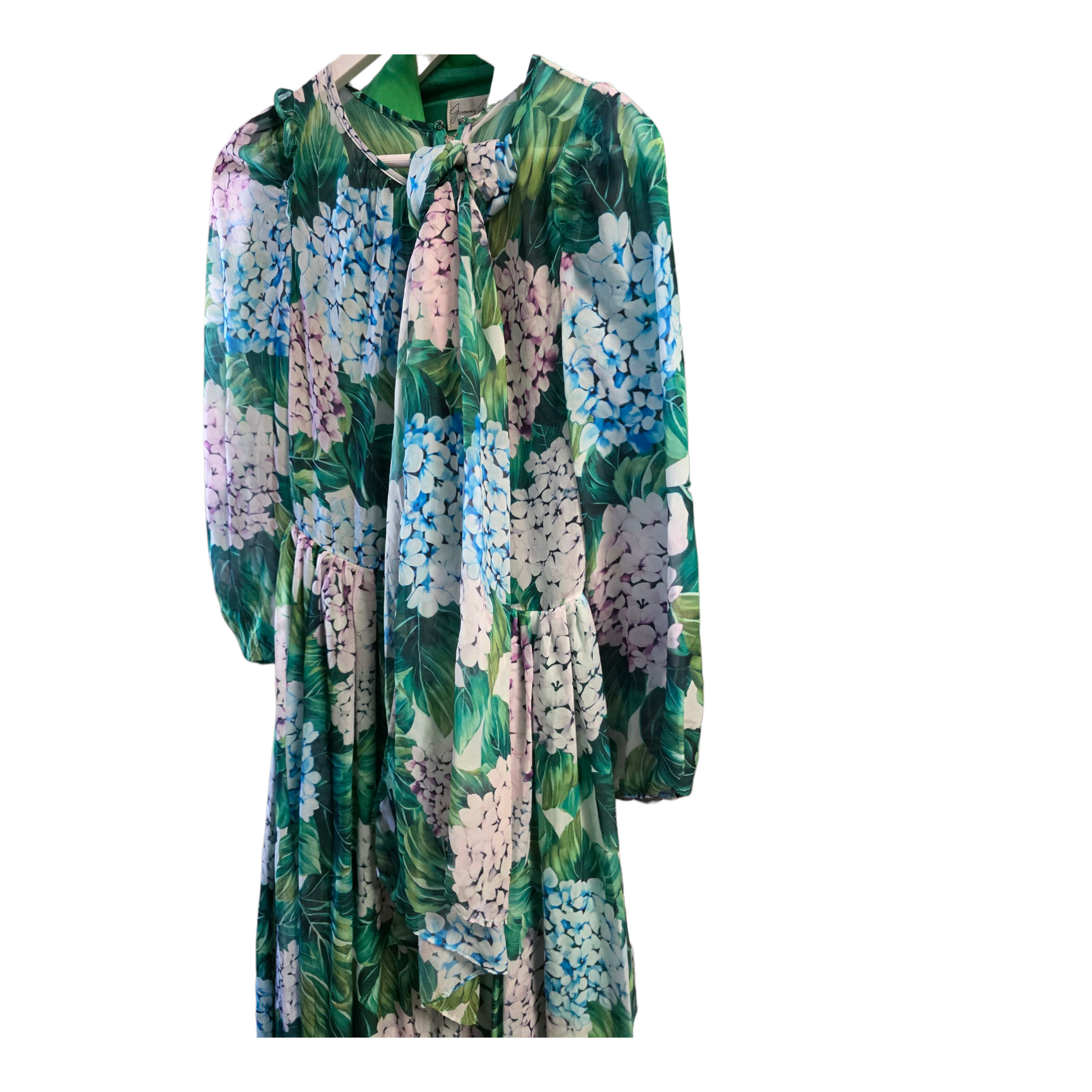 Green Floral Dress
