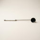Vintage Candle Snuffer w/ Stone & Metal Handle (13")