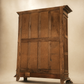 French Renaissance Revival Carved Walnut Armoire Cabinet