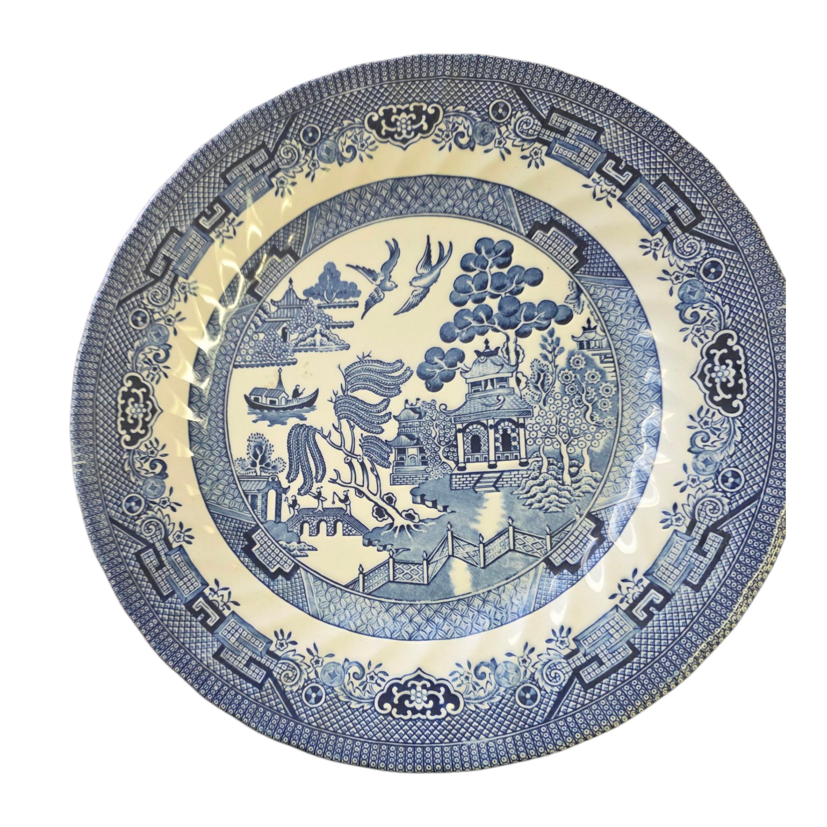 Blue Dinner Plate (2)