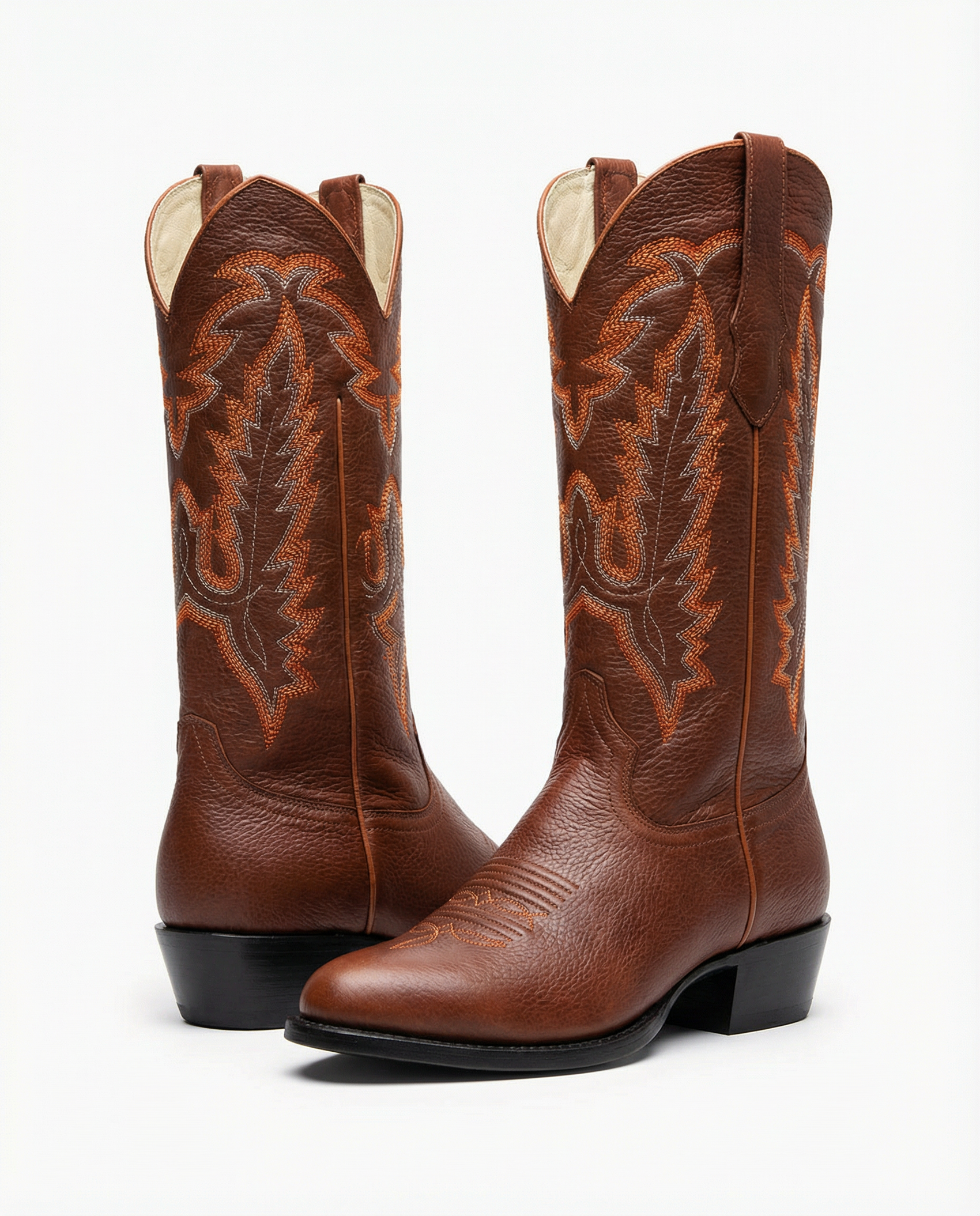 Los Altos Deer Leather Western Boots – Size 11 Women’s