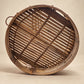 Vintage Handwoven Bamboo Winnowing Basket