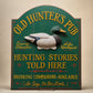 Meissenburg Designs "Old Hunter's Pub" Handcrafted Duck Hunting Wall Sign