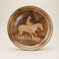 Signed Anspach Western Studio Pottery Wall Platter – Pinedale, Wyoming