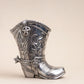 Vintage Arthur Court Cowboy Boot Vase / Utensil Holder