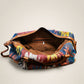 Vintage Kilim & Leather Weekender Duffle Bag