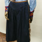 1970s Denim Gaucho Culottes with Leather Fringe and Conchos * COMING SOON*