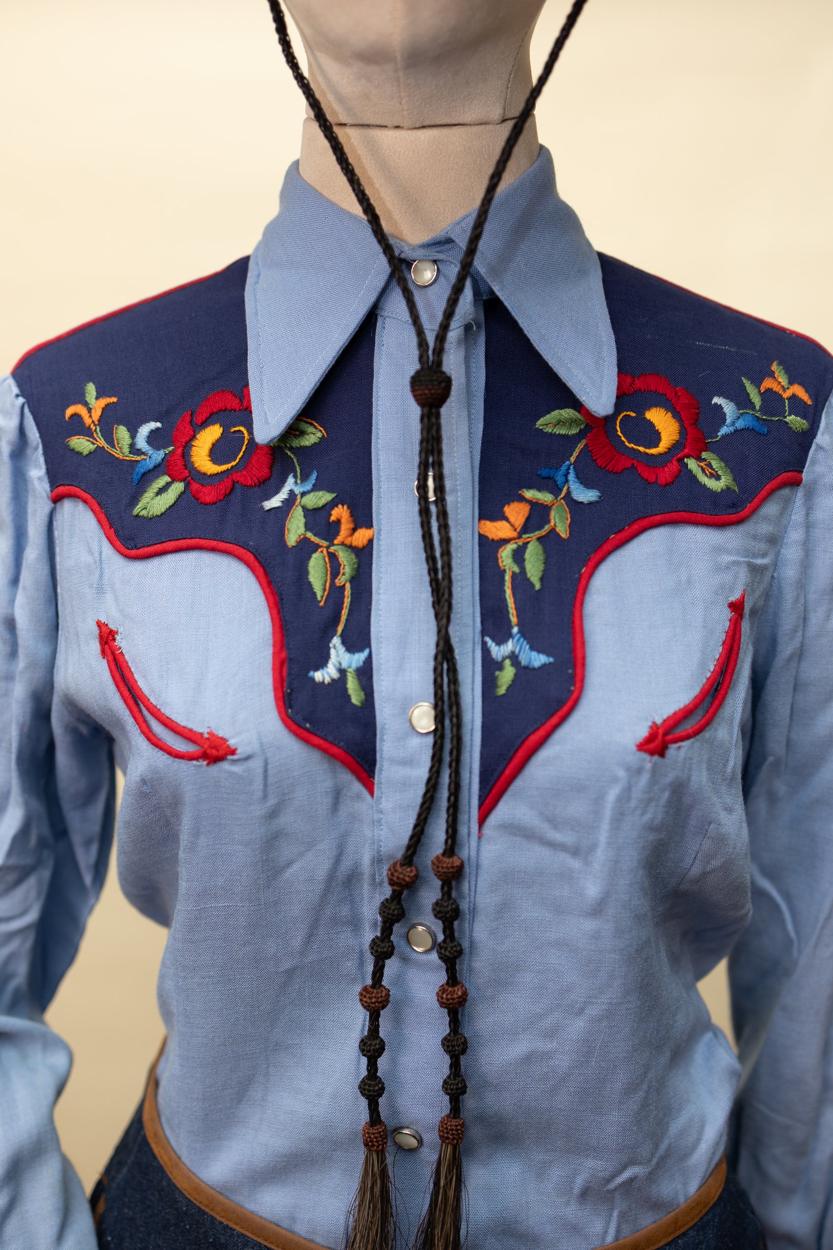 Vintage 1970s Embroidered Western Cowgirl Shirt *COMING SOON*