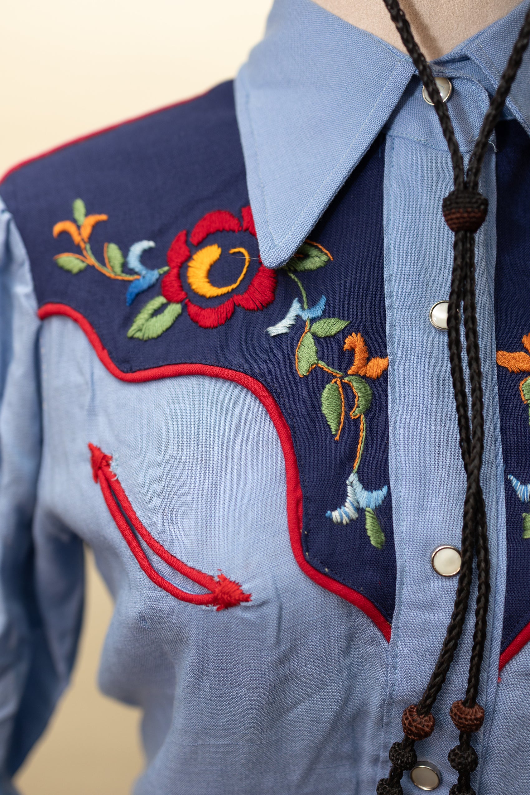 Vintage 1970s Embroidered Western Cowgirl Shirt *COMING SOON*