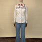 1970s Patchwork Western Shirt – Small