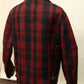 Vintage Wool Buffalo Plaid Jacket – Red & Black Lumberjack Style
