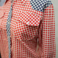 1970s Red & Blue Gingham Western Shirt *COMING SOON*