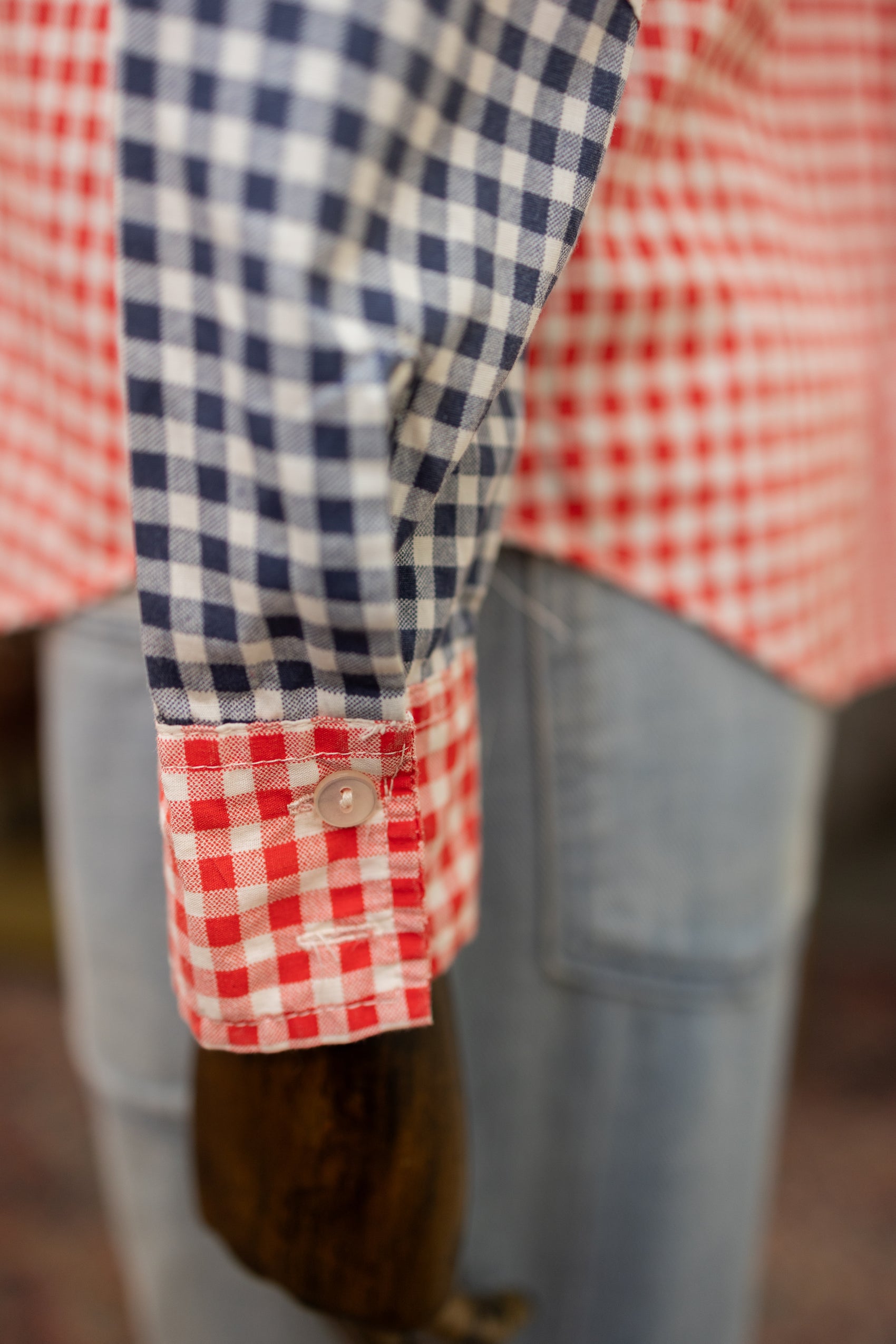 1970s Red & Blue Gingham Western Shirt *COMING SOON*