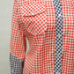 1970s Red & Blue Gingham Western Shirt *COMING SOON*