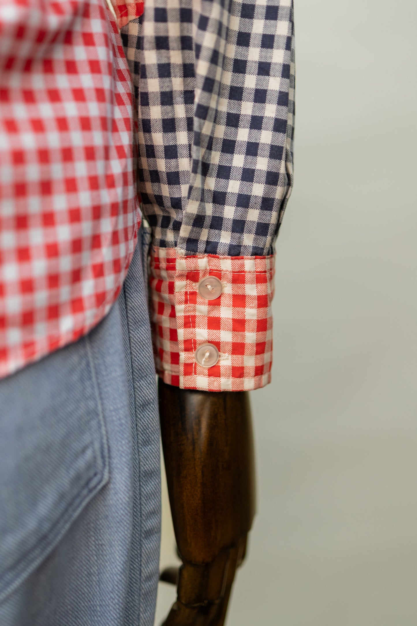 1970s Red & Blue Gingham Western Shirt *COMING SOON*