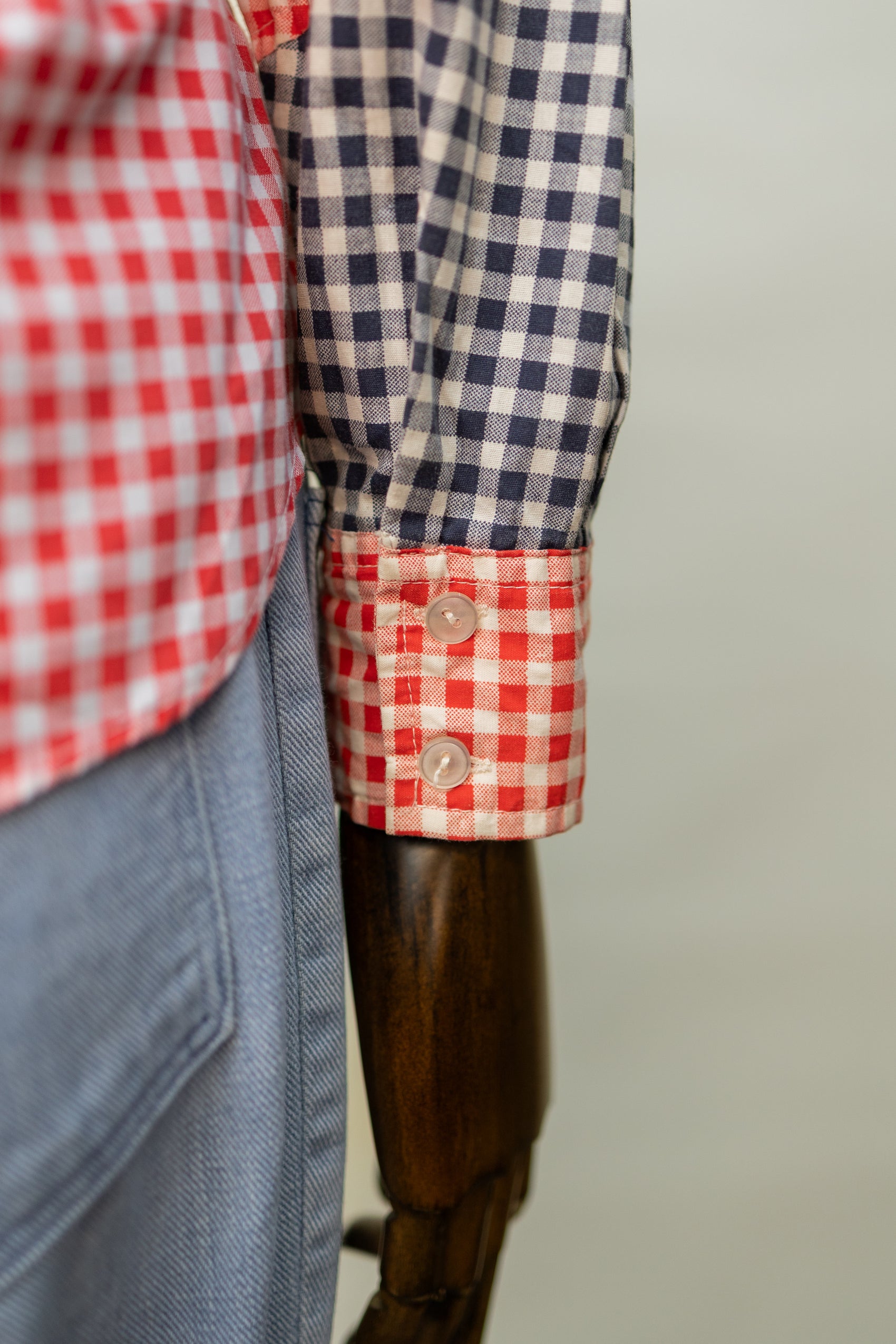 1970s Red & Blue Gingham Western Shirt *COMING SOON*