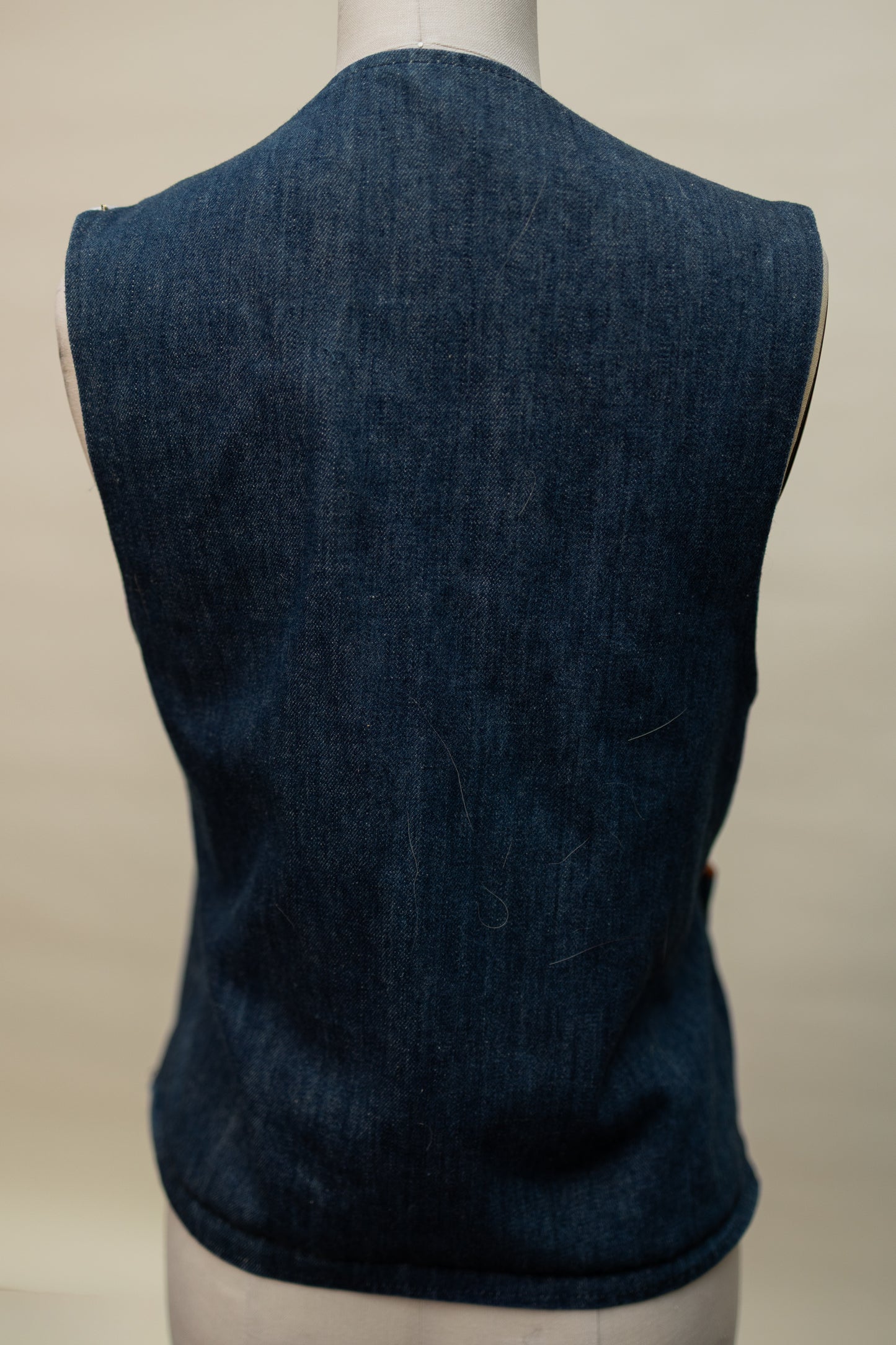 Vintage Denim Work Vest – Western Heritage Style