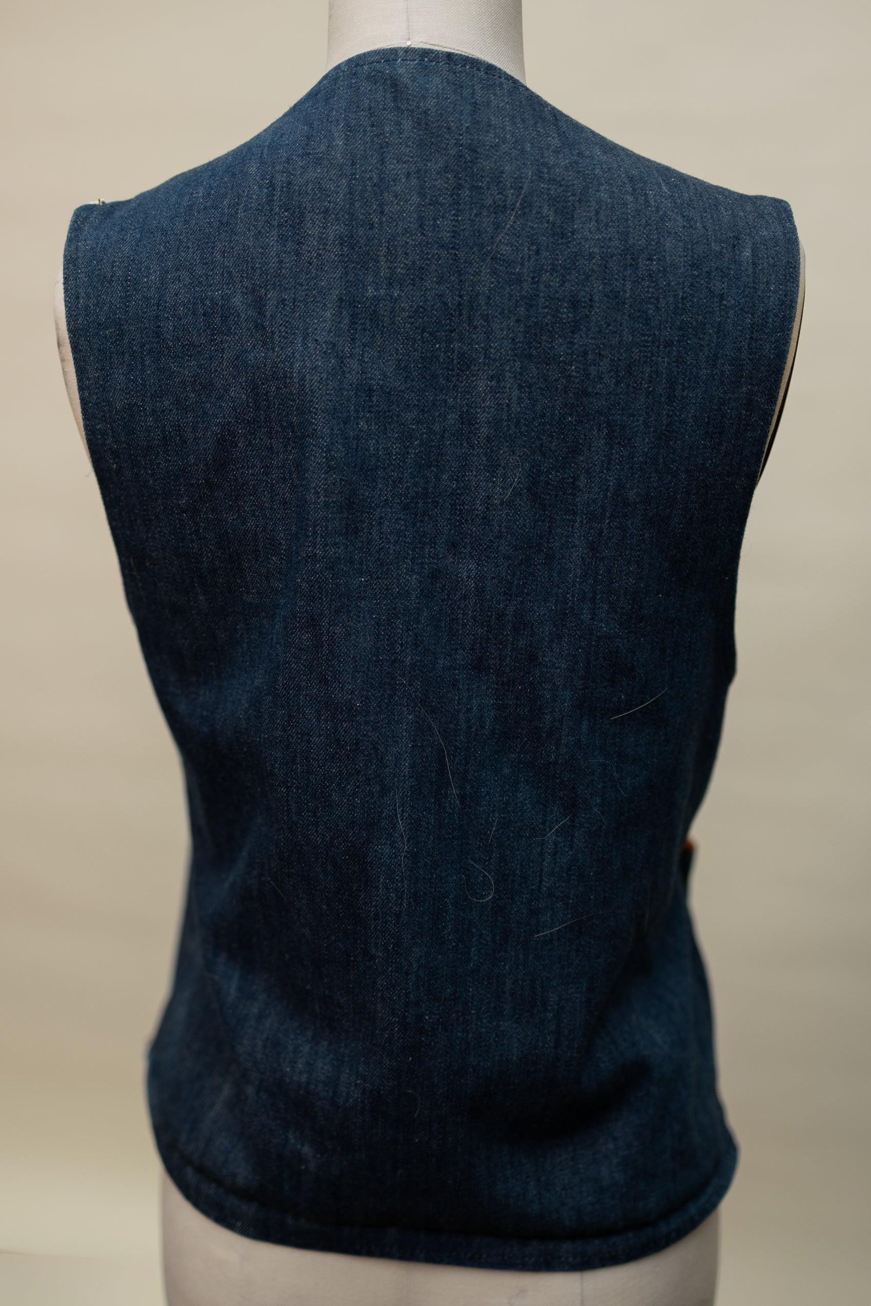 Vintage Denim Work Vest – Western Heritage Style