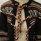 Vintage Hand-Knit Nordic Wool Cardigan