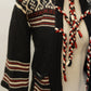Vintage Hand-Knit Nordic Wool Cardigan