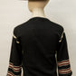 Vintage Hand-Knit Nordic Wool Cardigan