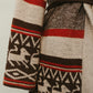 Southwestern-Inspired Belted Cardigan – Horses & Geometric Motif