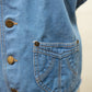 Vintage Denim Utility Vest – Adjustable Buckle Back