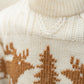 Vintage Moose Sweater – Cream & Caramel Wool
