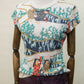 Folk Art Graphic Tee – Harvest Scene