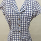Purple Gingham Day Dress – Button Front